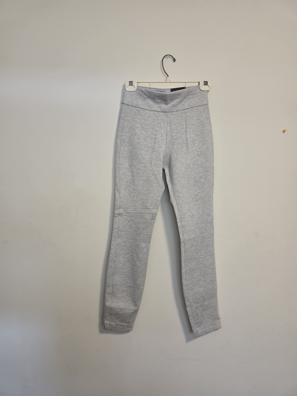 NWT XXS Express Womens Heather Gray High-Waist Leggings W/faux Pocket Detail